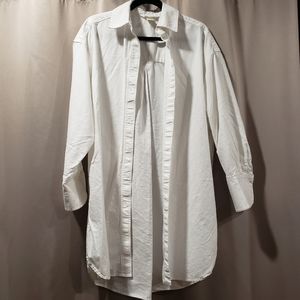 Long Button-down Long Sleeve Top